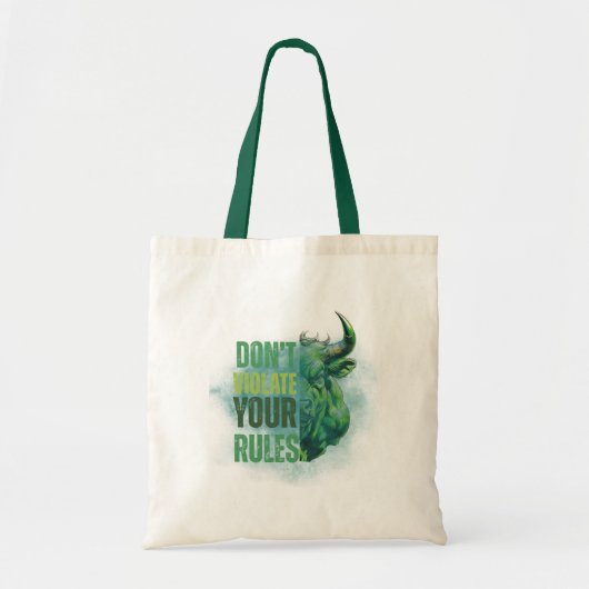 Bull design | Reminder | Motivation Tote Bag (Voorkant)