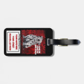 Bull Dog Bagagelabel (Achterkant horizontaal)