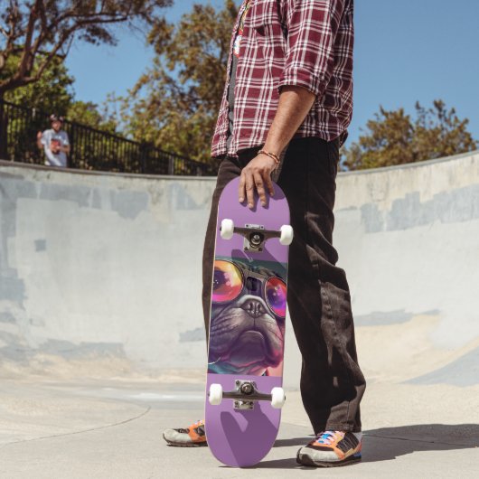 BULL DOG GRAPPIG SKATEBOARD (Buiten 2)