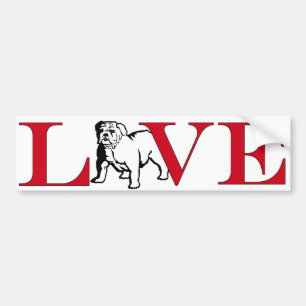 Bull Dog Lover Bumpersticker