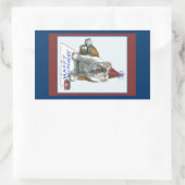 Bull Dog Verjaardag Stickers (Tas)