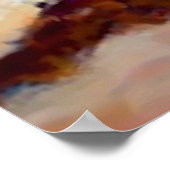 "Bull Dogger" Westerne kunst van Will James Poster (Hoek)