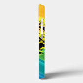 Bull Elephant over Swirly Rainbow Case-Mate iPhone Case (Achterkant / Links)