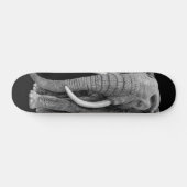 Bull elephant - Tekening in potlood Skateboard (Horizontaal)