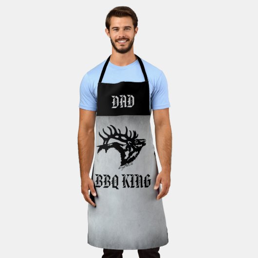 Bull Elk Apron Schort (Gedragen)