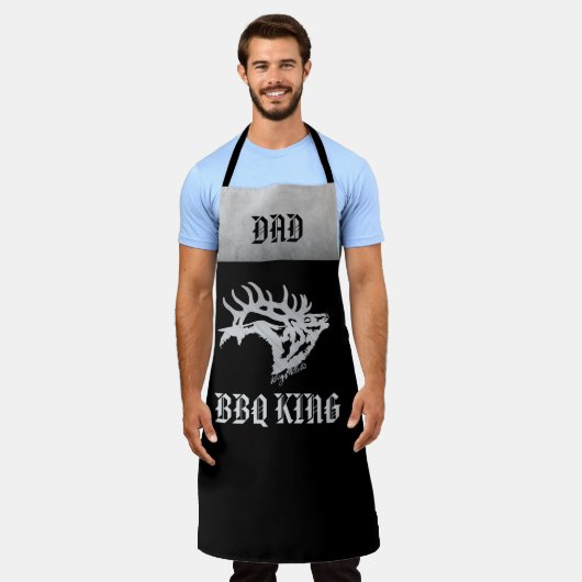 Bull Elk Apron Schort (Gedragen)