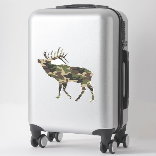 Bull Elk Camo Sticker (Koffer)
