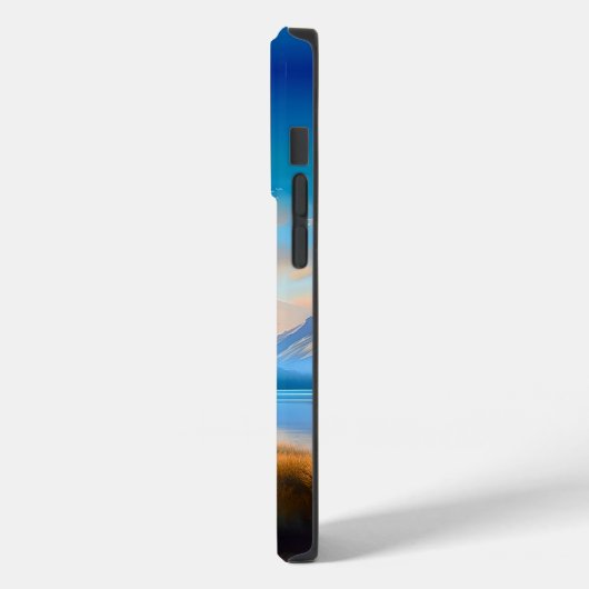 Bull Elk en Mountain Lake Case-Mate iPhone Case (Achterkant / Links)