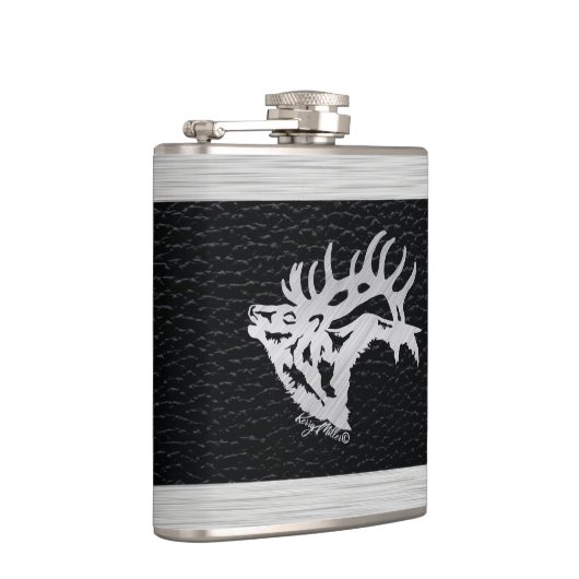 Bull Elk Flask Heupfles (Rechts)
