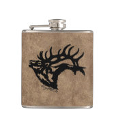Bull Elk Flask Heupfles (Voorkant)