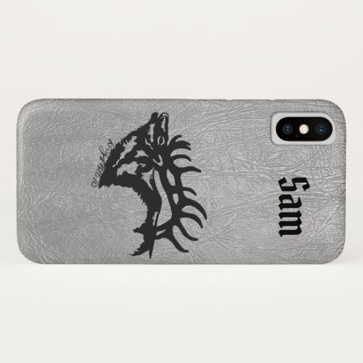 Bull Elk Hoesje-Mate iPhone Case (Achterkant (horizontaal))