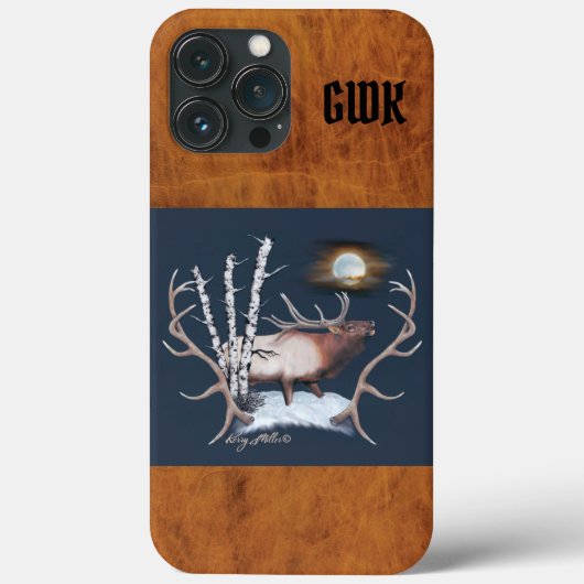 Bull Elk Hoesje-Mate iPhone Case (Achterkant)