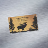 Bull Elk Hunter Outfitters Professional Magnetisch Visitekaartje (Voorbeeld)