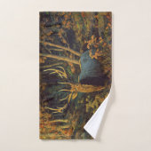 Bull Elk in het herfstbos Bad Handdoek (Handdoek)
