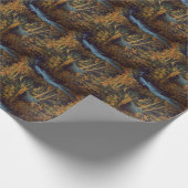 Bull Elk in het herfstbos Cadeaupapier (Hoek)