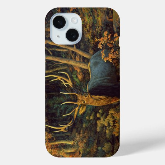Bull Elk in het herfstbos Case-Mate iPhone Case (Achterkant)
