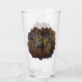 Bull Elk in het herfstbos Glas (Achterkant)