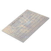 Bull Elk in het herfstbos Notitieblok (Schuin)