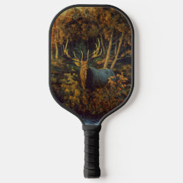 Bull Elk in het herfstbos Pickleball Paddle