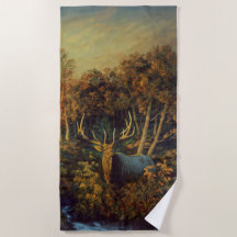 Bull Elk in het herfstbos