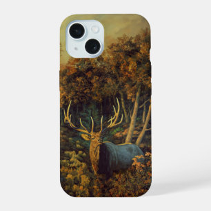 Bull Elk in het najaar iPhone 15 Hoesje