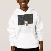 Bull Elk in Winter (Voorkant)