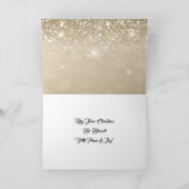 Bull Elk kerstfeestdag Kaart (Binnen)