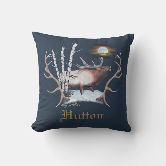 Bull Elk Kussen (Voorkant)