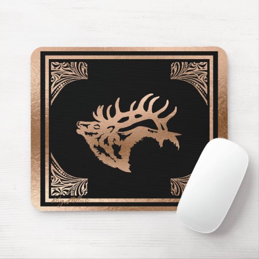 Bull Elk Muismat (Met muis)