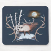 Bull Elk Muismat (Voorkant)
