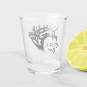Bull Elk Shot Glass Shot Glas (Achterkant)