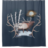 Bull Elk Shower Curtain Douchegordijn (Voorkant)
