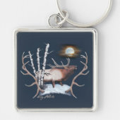 Bull Elk Sleutelhanger (Voorkant)