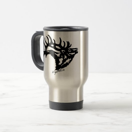 Bull Elk Travel Mug (Devant gauche)