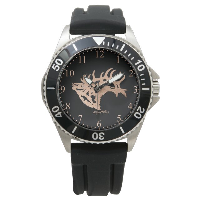 Bull Elk Watch Horloge (Voorkant)