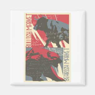 Bull - en Beer - day - Transders - Cadeau Magneet