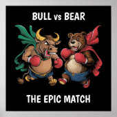 Bull en Beer gepersonaliseerd Poster (Voorkant)