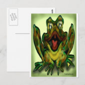 Bull Frog Briefkaart (Voorkant / Achterkant)