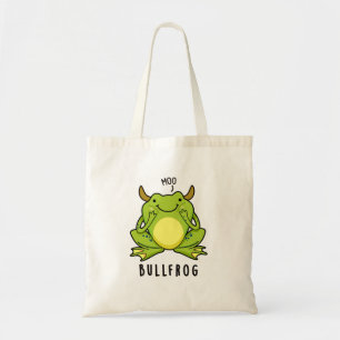 Bull Frog Funny Animal Frog Pun Tote Bag
