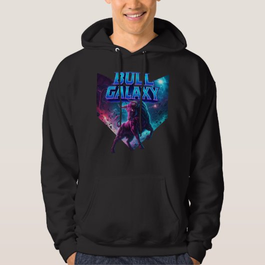 Bull Galaxy Sweat - shirt à capuche (Devant)