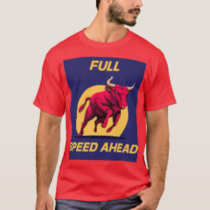 Bull in rekening brengen voor bulgele beleggingsst t-shirt