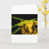 Bull Kaart (Gele Bloem)