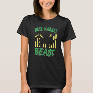 Bull Market Beast Cool Investor Cadeau T-shirt