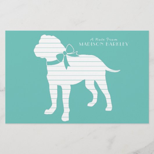 Bull Mastiff Dog Puppy Bullmastiff Briefpapier (Voorkant)