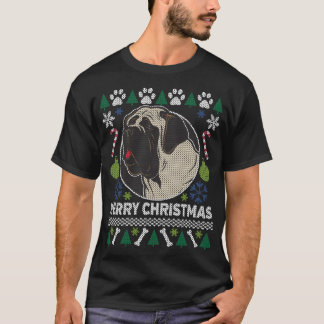 Bull Mastiff Hondenras Ugly kerstSweater T-shirt