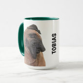 Bull Mastiff Mug personnalisée (Devant gauche)