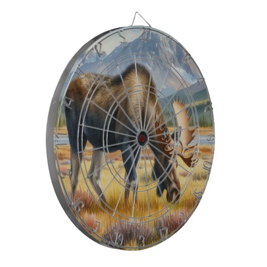 Bull Moose Dartboard Dartbord (Voorkant Links)
