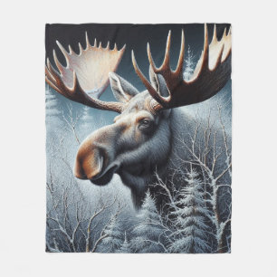 Bull Moose Fleece Deken