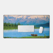 Bull moose in Wonder Lake (Clavier et souris)