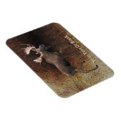 Bull Moose On Cariou Fur Magneet (Rechterzijde)